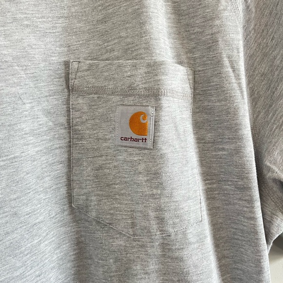 Carhartt | Light Grey Relaxed Fit Short Sleeve Tee Shirt - Picture 5 of 7